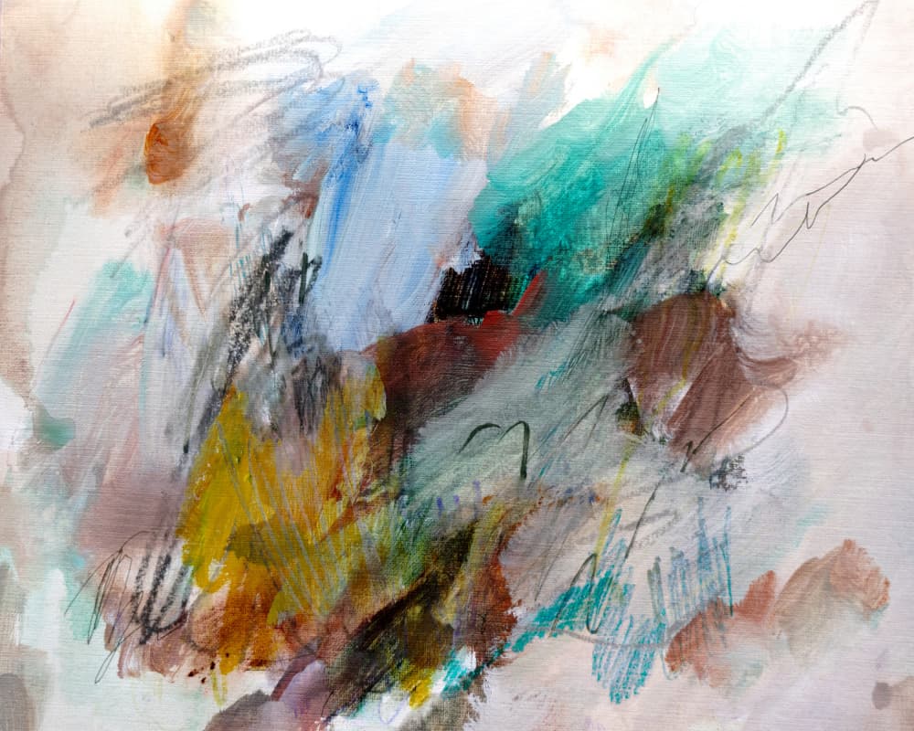 Vibrant Abstract Strokes by Gemma Bardot — canvas wall art