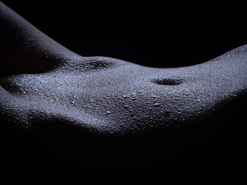 Dewy Skin Contours by Luc Stalmans — canvas wall art