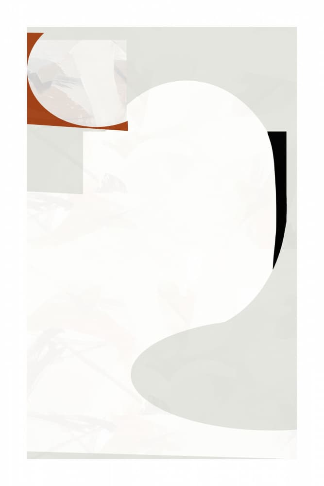 Warm Organic Abstract Curves by cartissi — canvas wall art