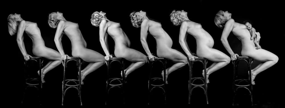 6 chairs by Ovi D. Pop — canvas wall art