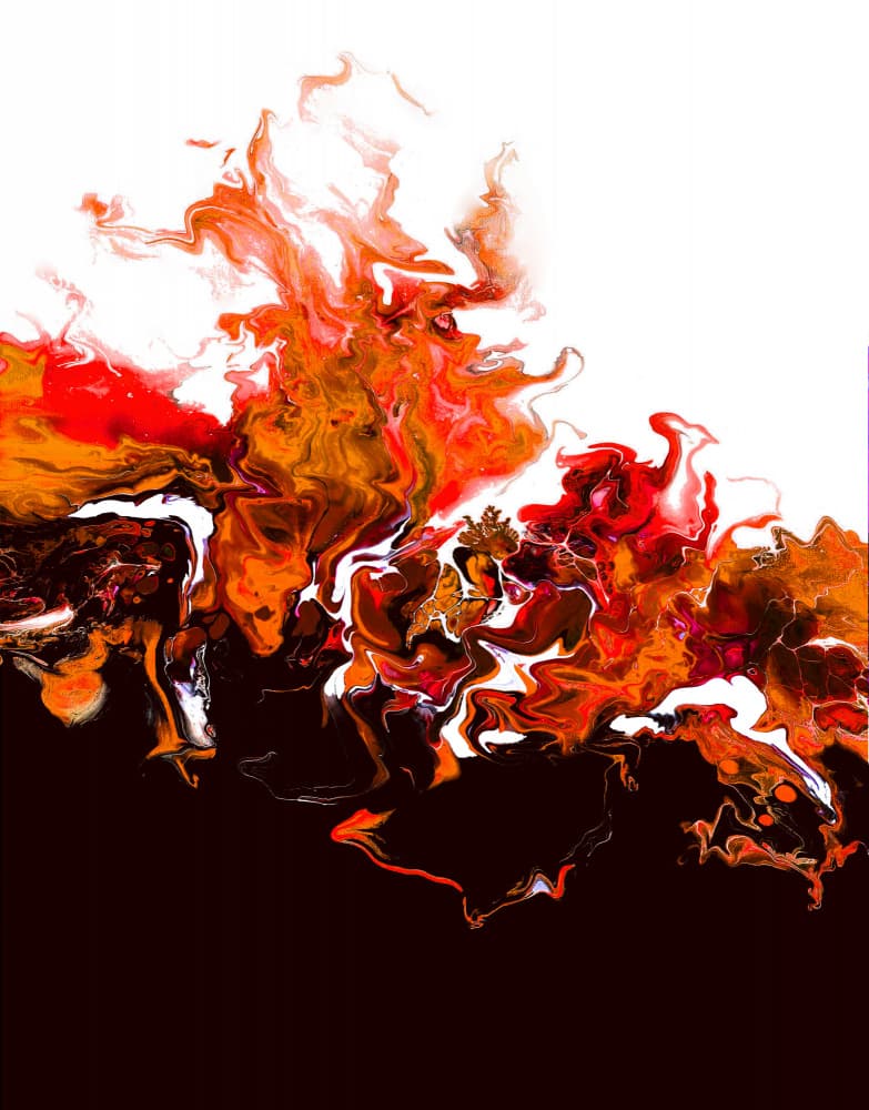 Molten Flow by Alyson Storms — canvas wall art
