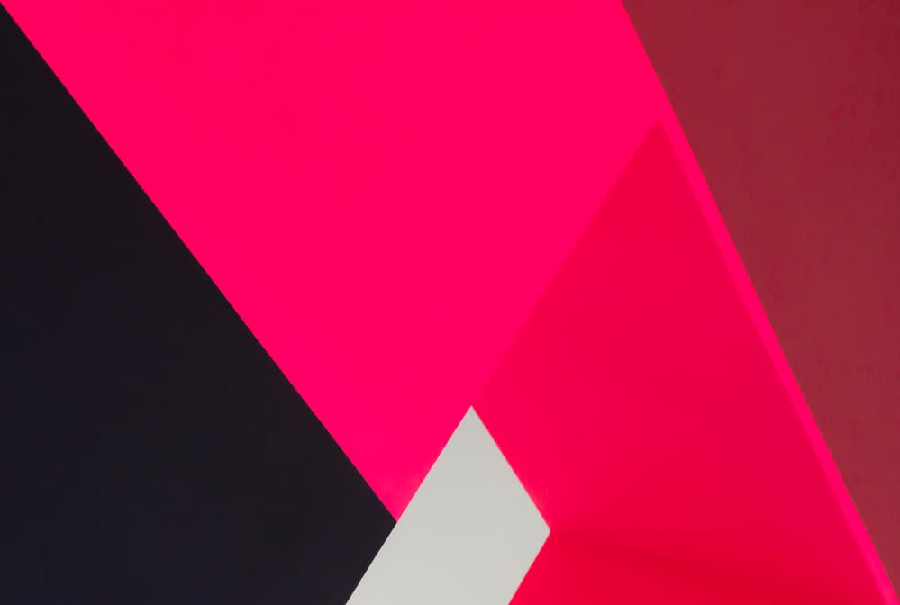 Pink Geometric Layers by Greetje van Son — canvas wall art