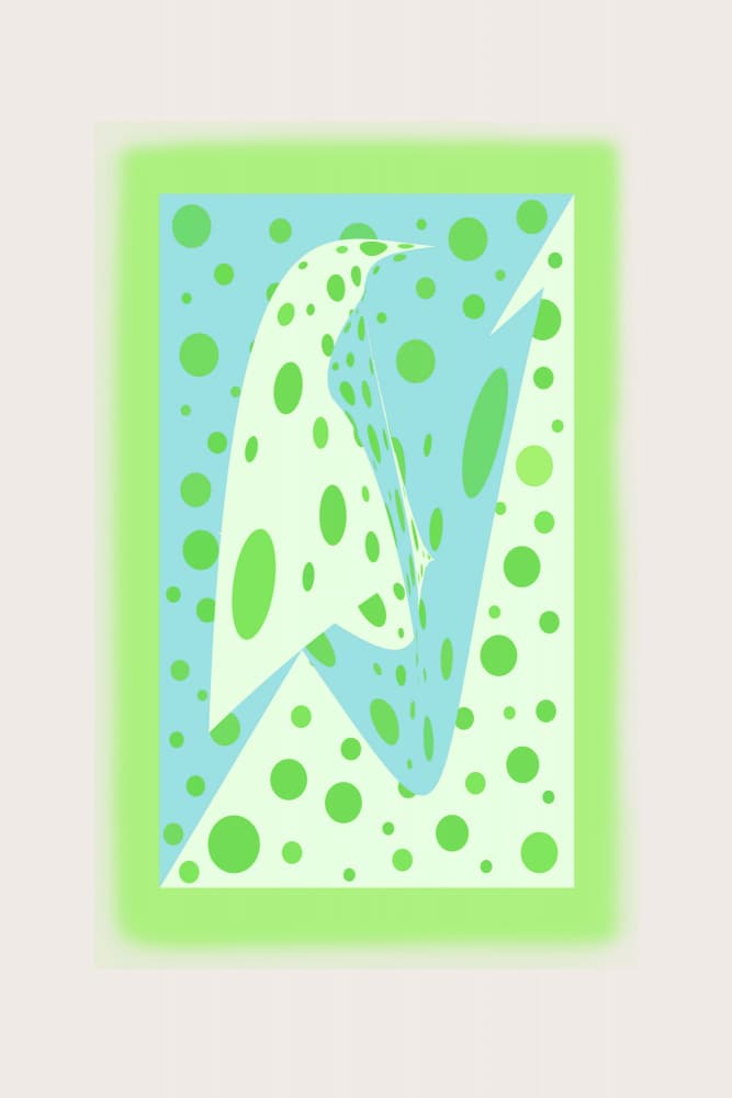 Vibrant Dot Abstraction by Christina Sillen — canvas wall art