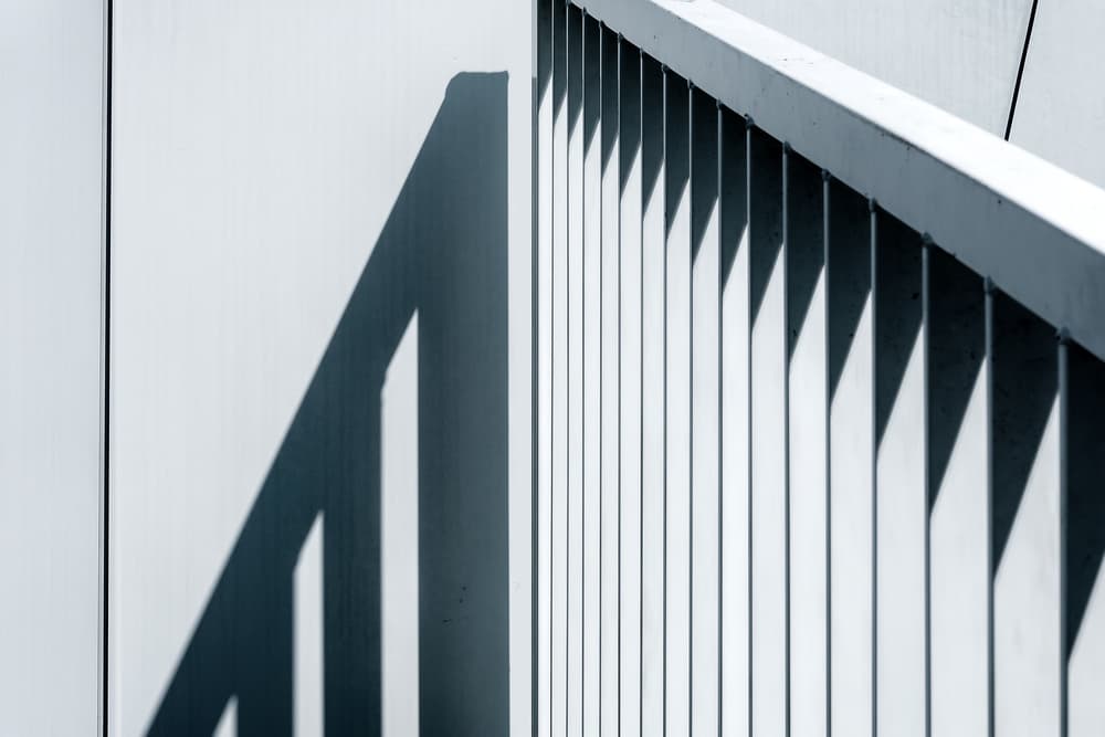 Modern Railing Shadows by Henk van Maastricht — canvas wall art