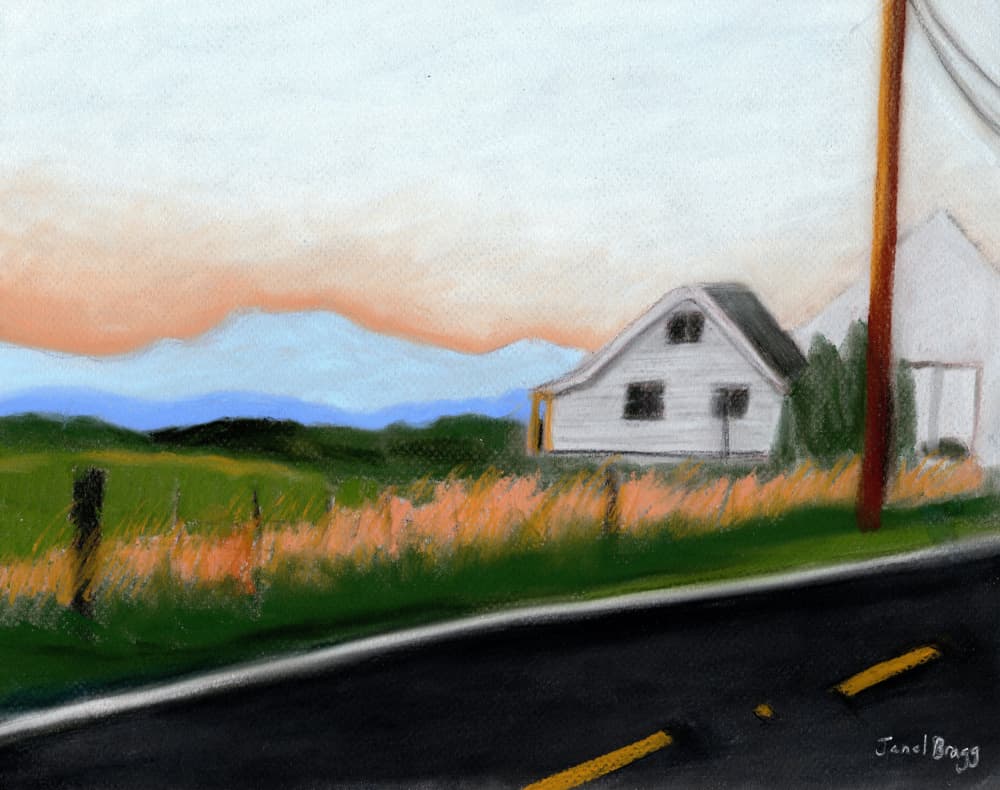 Country Road Home by Janel Bragg — canvas wall art