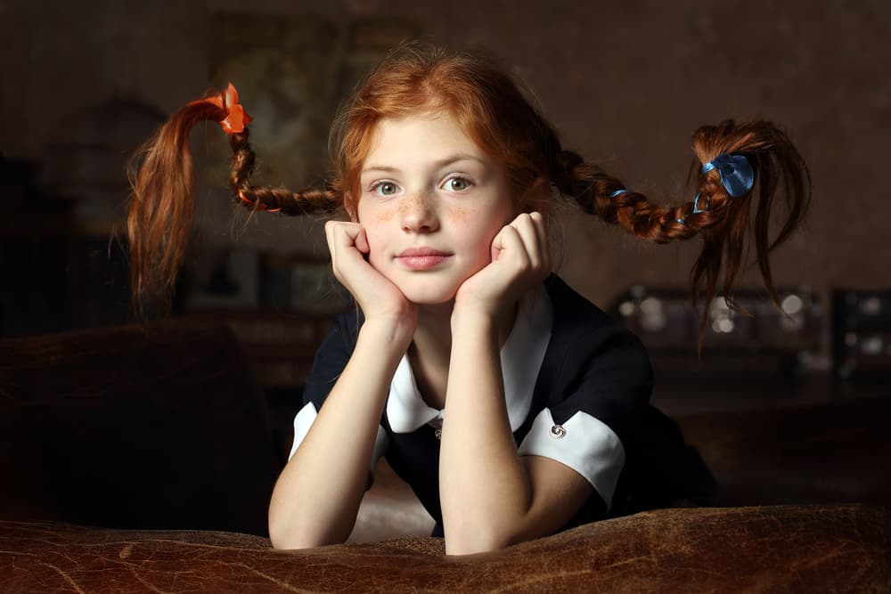 Thoughtful Young Redhead by Victoria Glinka — canvas wall art