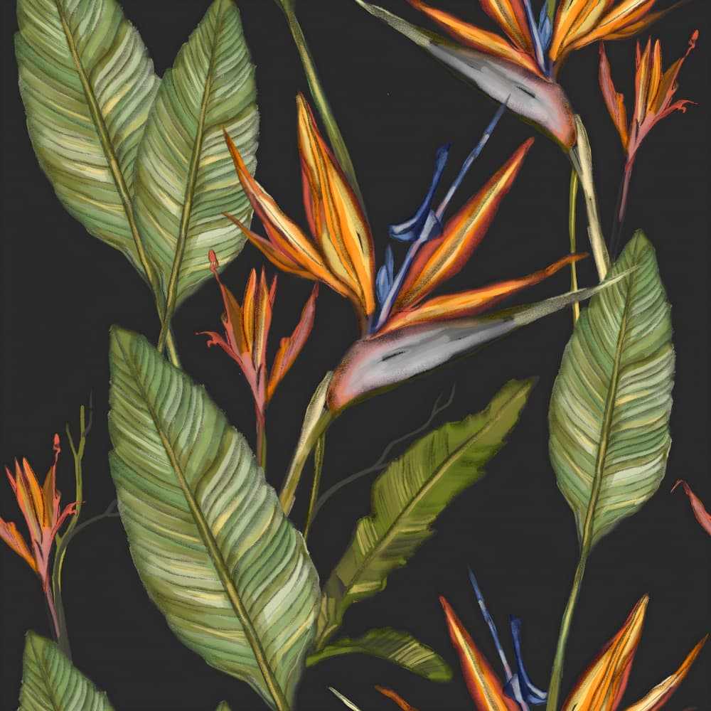 Tropical Paradise Bloom by Josie George — canvas wall art