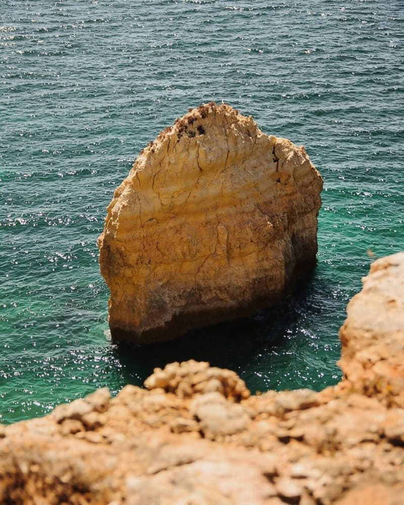 Sunny Coastal Sea Stack by Del Mundo Imagery — canvas wall art