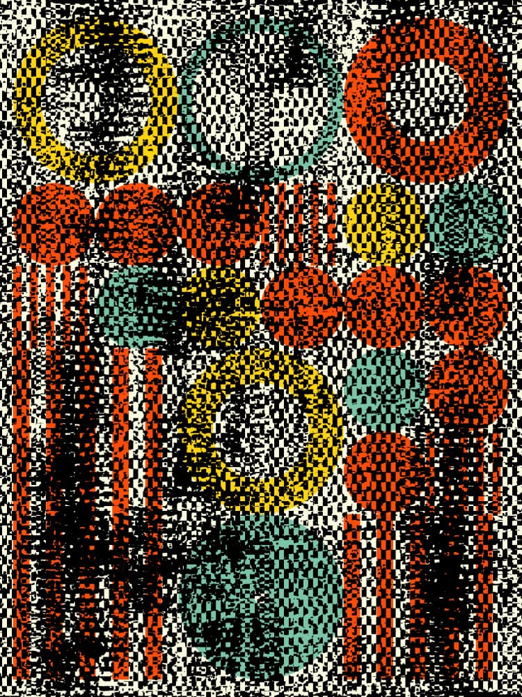 Geometric Pop Art by Petr Strnad — canvas wall art