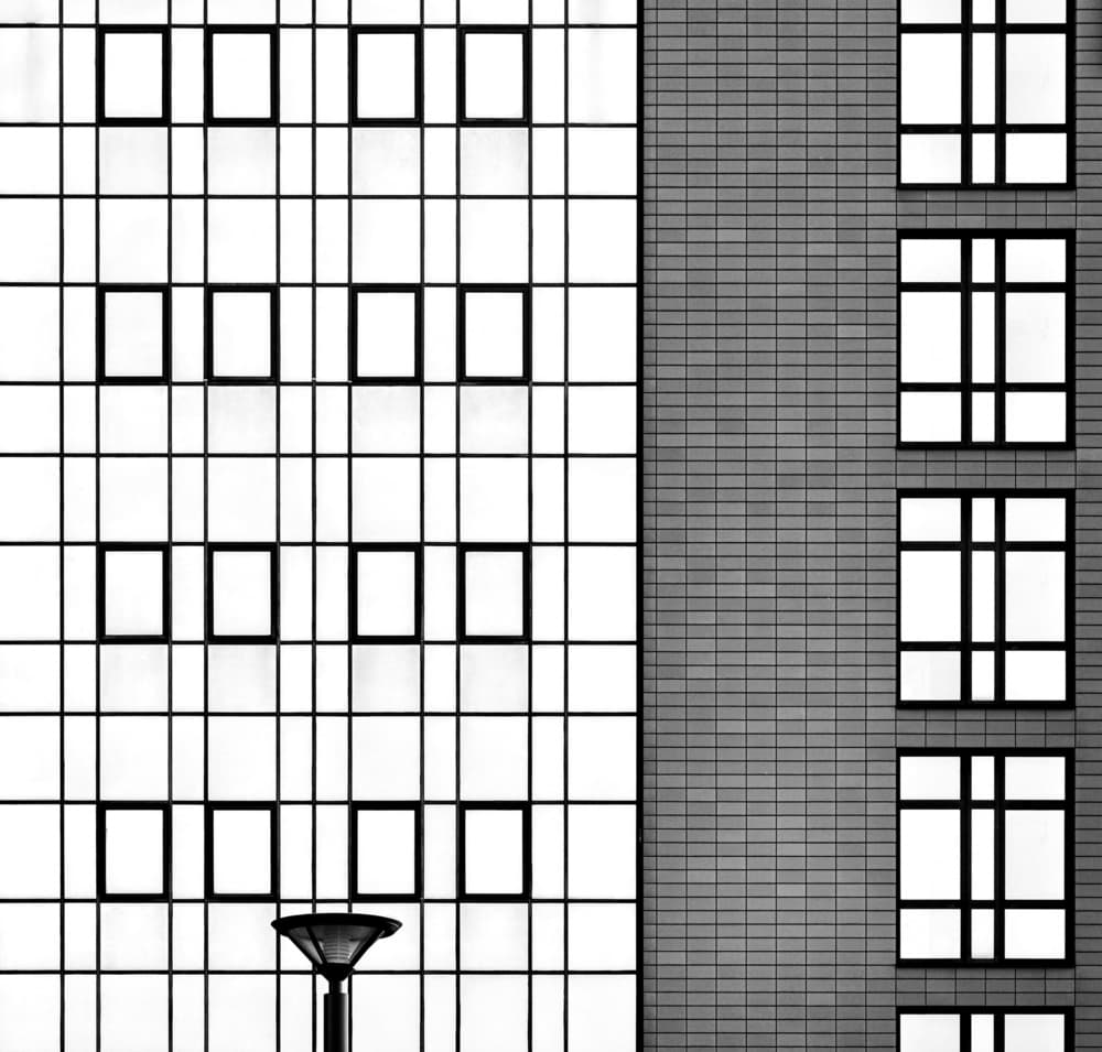 Modern Building Geometry by Hans-Wolfgang Hawerkamp — canvas wall art