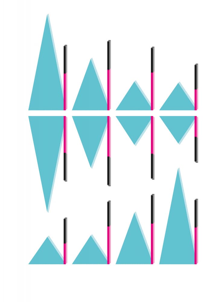 Abstract Sound Geometry by kathrinmay — canvas wall art