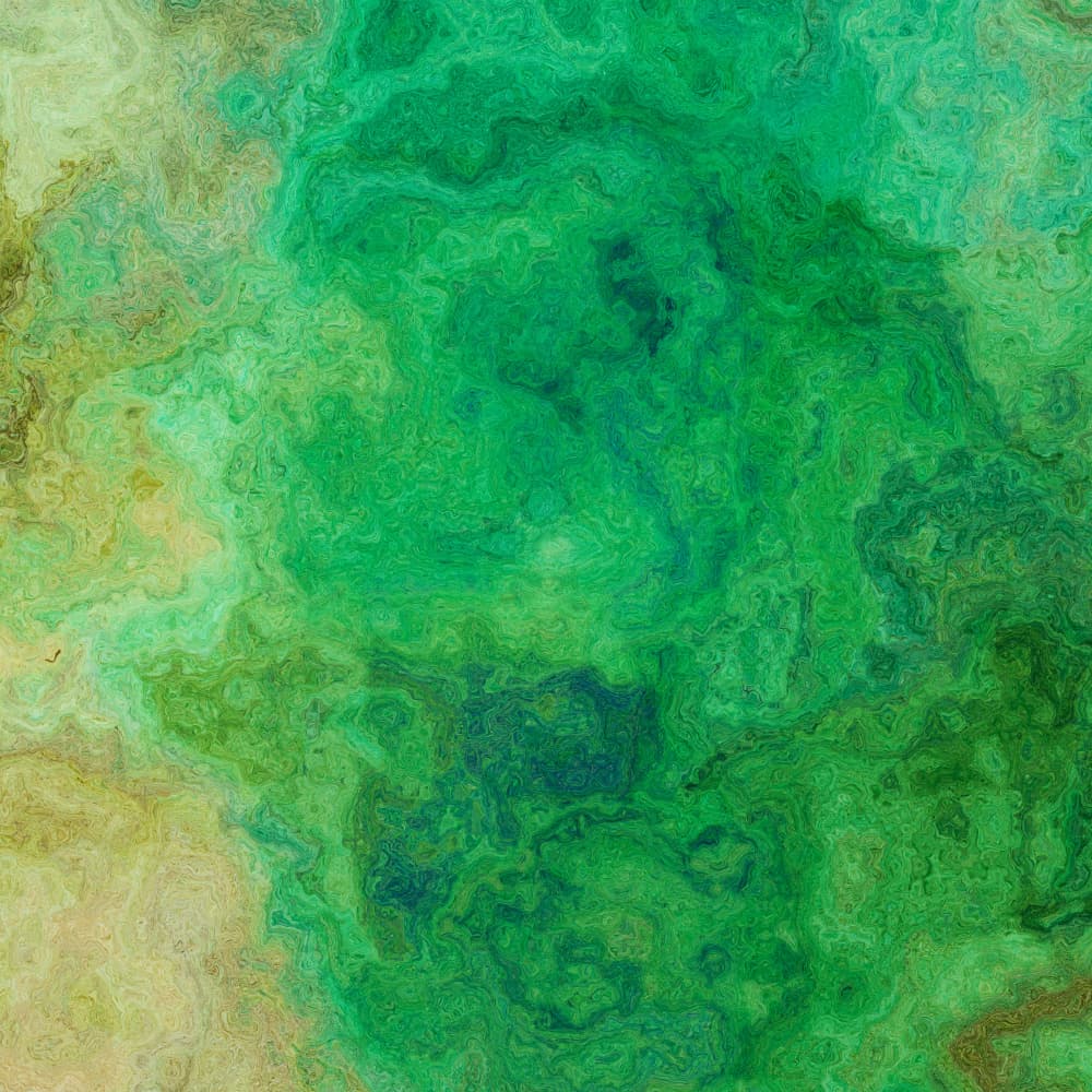 Emerald Green Flow by Justyna Jaszke — canvas wall art