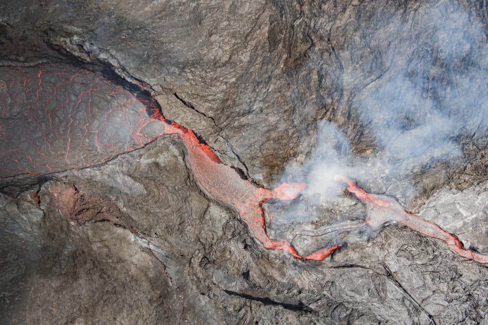 Molten Lava Flow by Jure Kravanja — canvas wall art