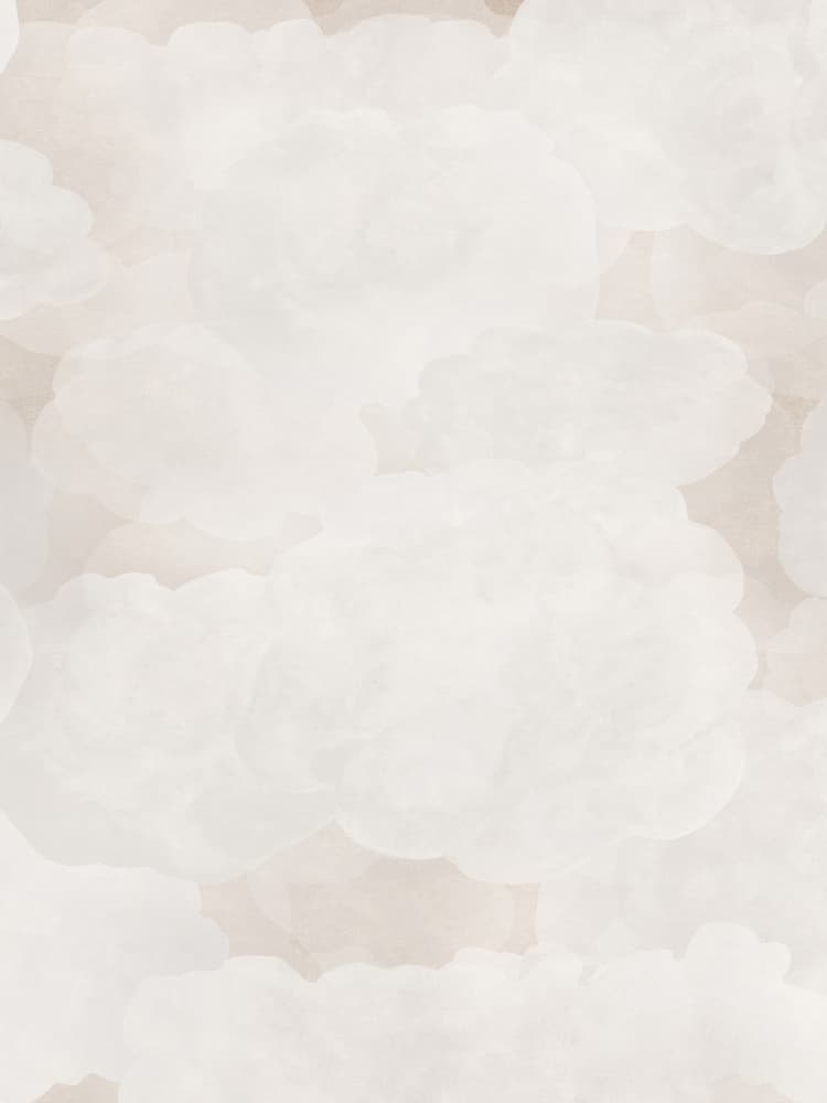 Dreamy Soft Clouds by Karen Menzenbach — canvas wall art