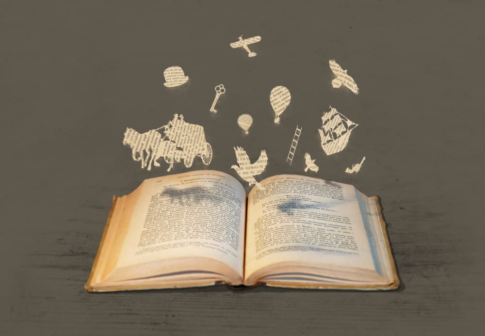 Book of Imagination by Florent Bodart — canvas wall art