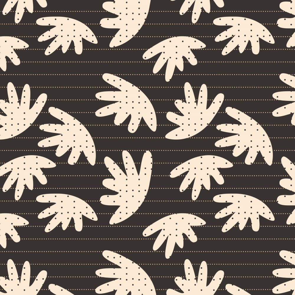 Dotted Organic Shapes by Dina Dankers — canvas wall art