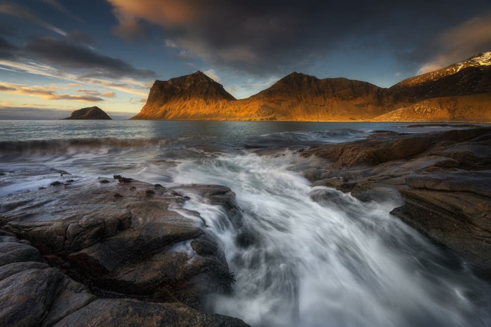 Rugged Coastal Flow by Adam Pachula — canvas wall art