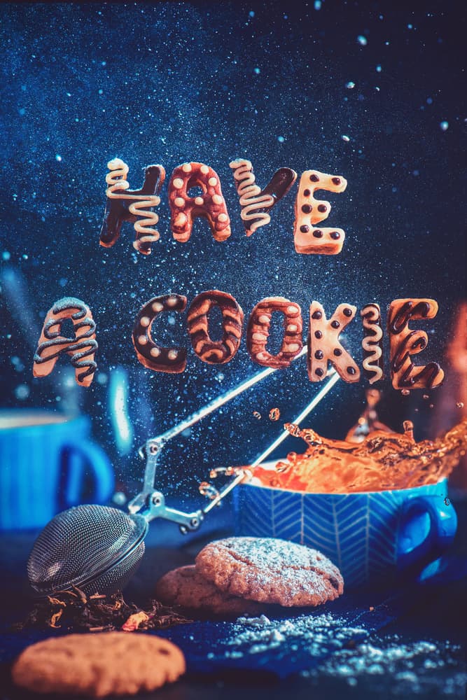 Sweet Cookie Tea Time by Dina Belenko — canvas wall art