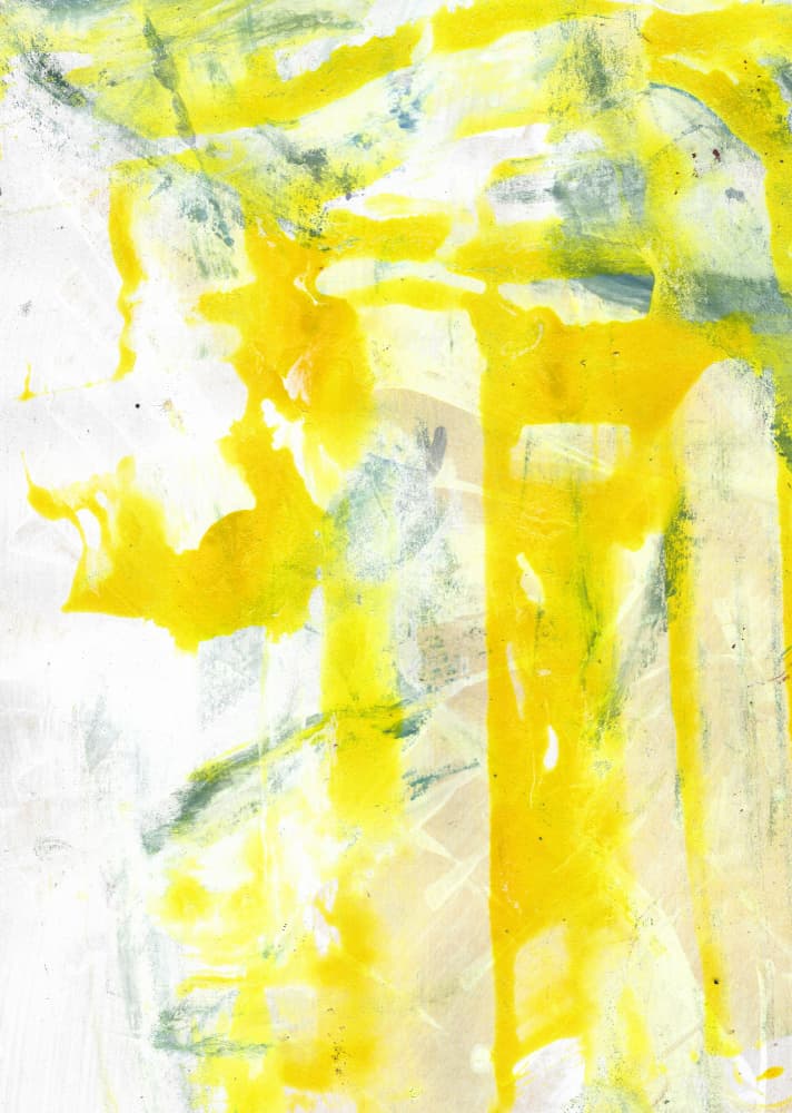 Modern Yellow Abstract by Annick — canvas wall art