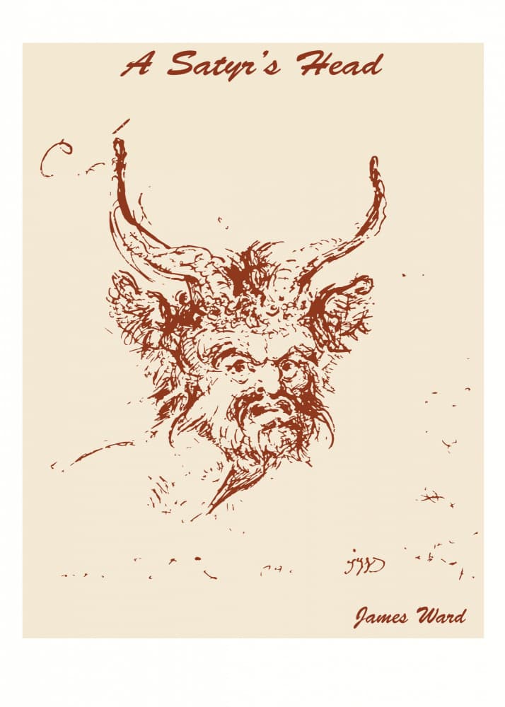 Mythical Satyr Head by Doa Project — canvas wall art