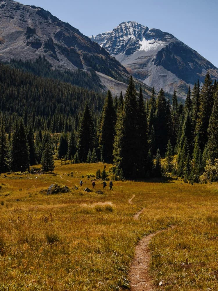 Autumn Mountain Hike by Del Mundo Imagery — canvas wall art