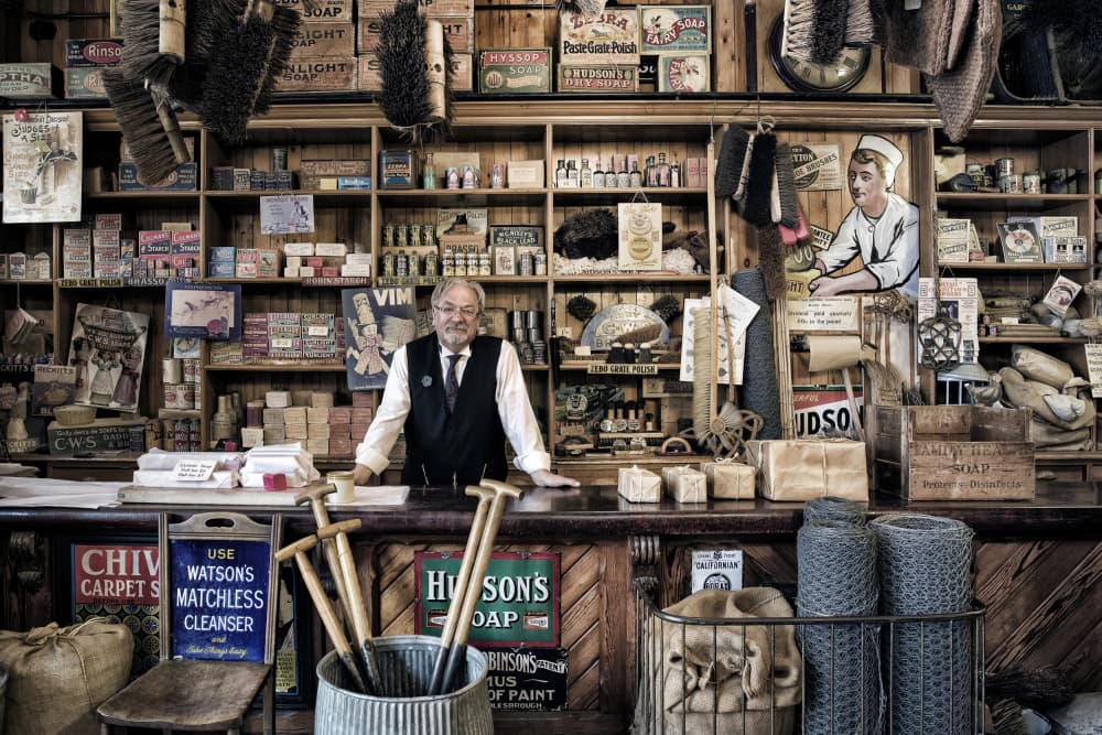 General Store Proprietor by Daniel Springgay — canvas wall art