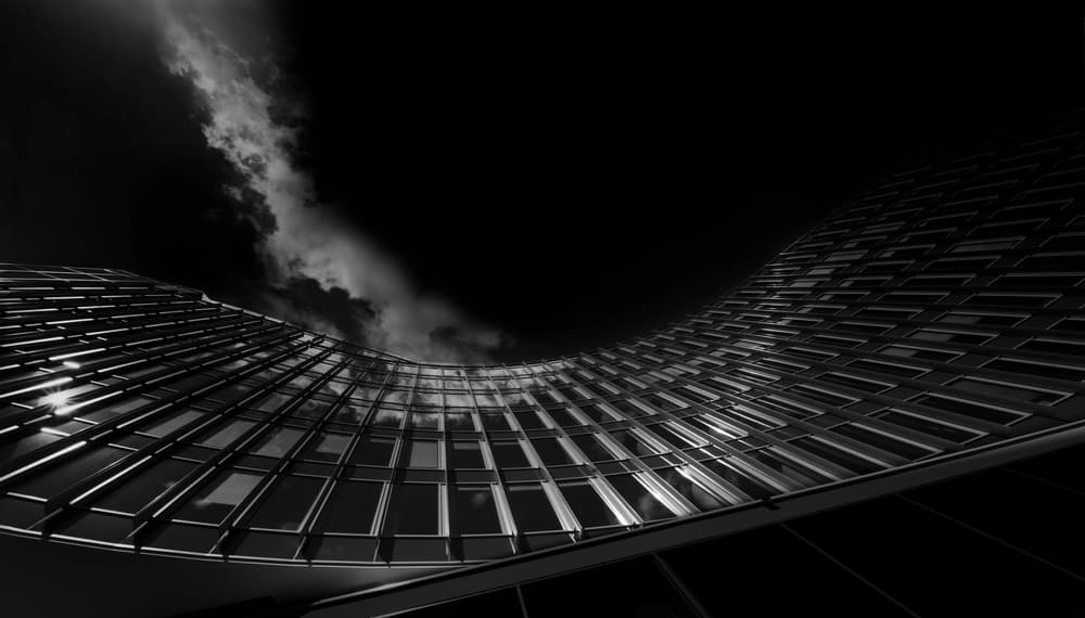 Skyward Urban Curve by Greetje van Son — canvas wall art