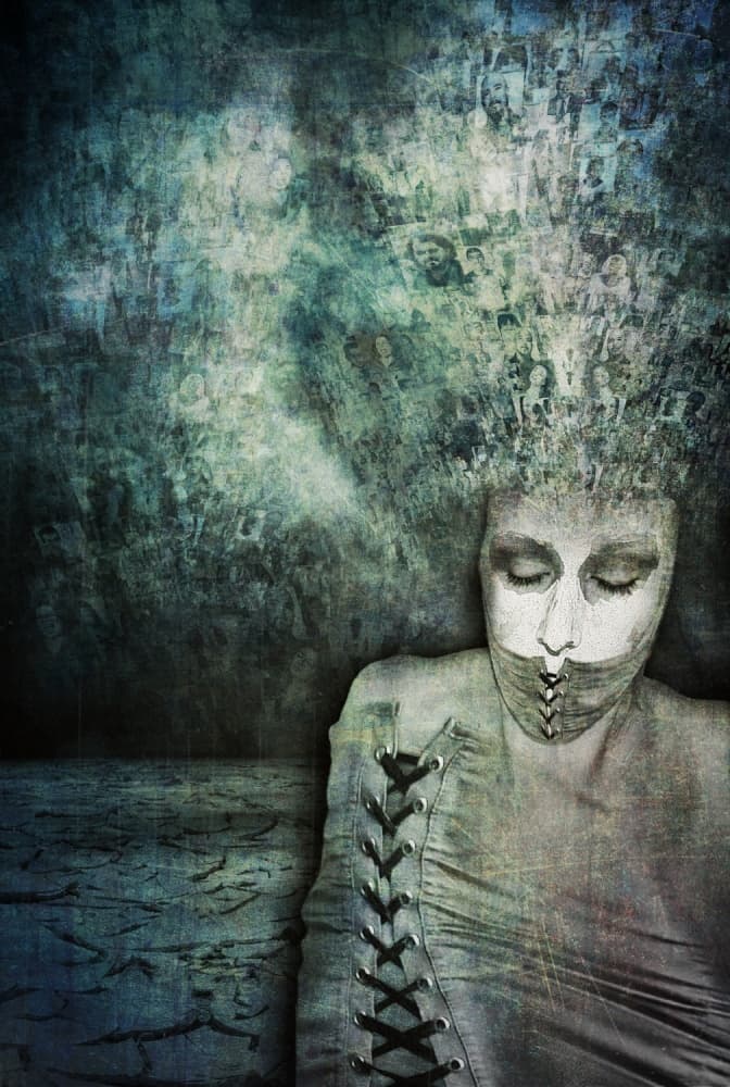 Silent Thoughts by Lucyna Łazarska ( Lucynda Lu ) — canvas wall art