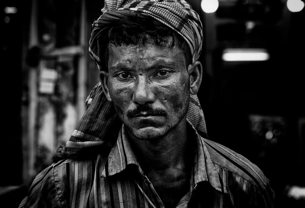 Intense Worker Gaze by Joxe Inazio Kuesta Garmendia — canvas wall art