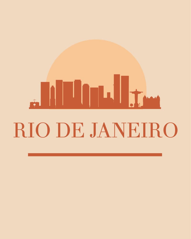 Rio De Janeiro Sunset by Emiliano Deificus — canvas wall art