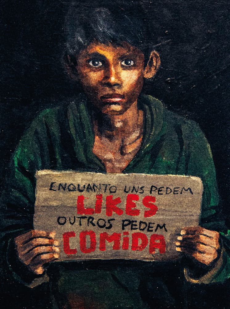 A Child's Urgent Plea by Gabriel Grecco — canvas wall art