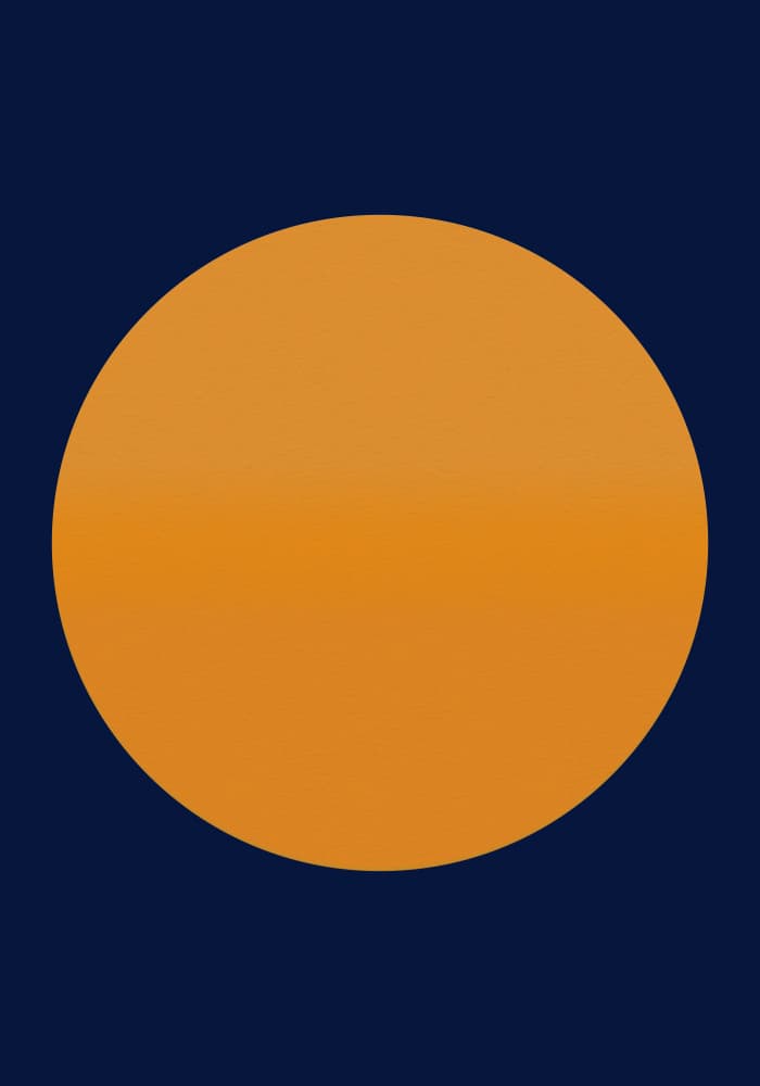 Golden Orb Blue Sky by Jonatan Appelfeldt — canvas wall art