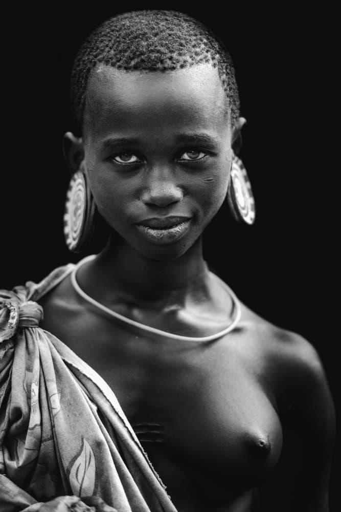 Suri girl by Trevor Cole — canvas wall art