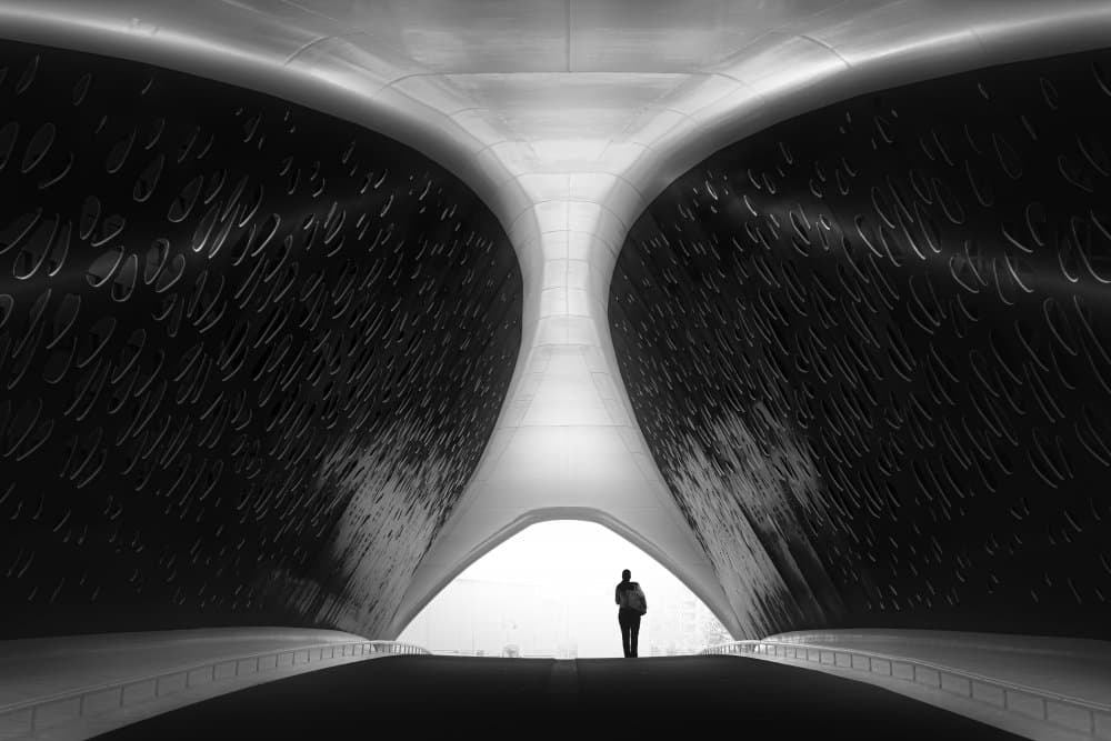 Modern Passage Silhouette by Marc Huybrighs — canvas wall art