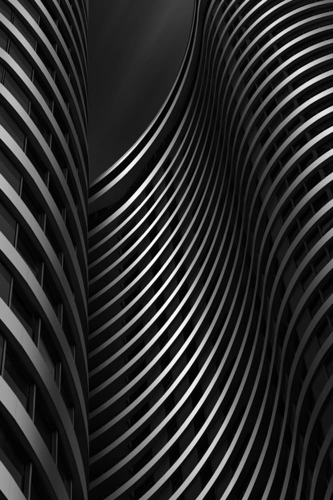 Abstract Building Curves by Nadav Jonas — canvas wall art