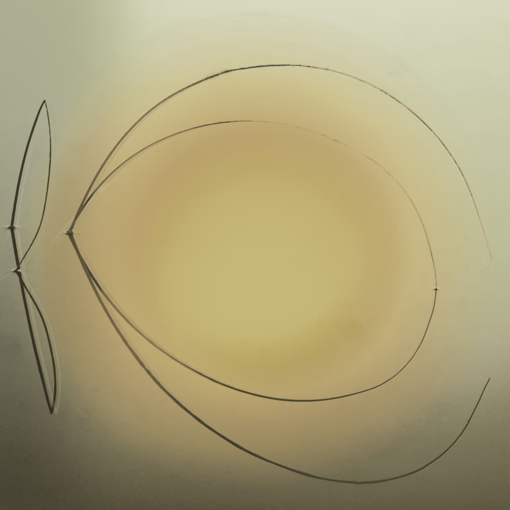 Soft Golden Reflections by Christina Sillen — canvas wall art