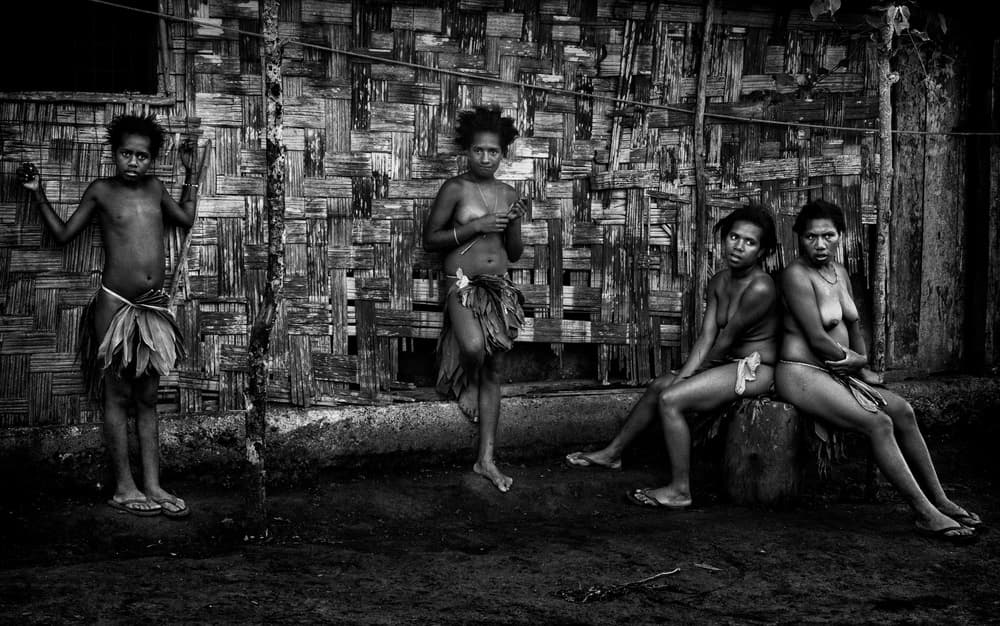 Indigenous Village Portrait by Joxe Inazio Kuesta Garmendia — canvas wall art
