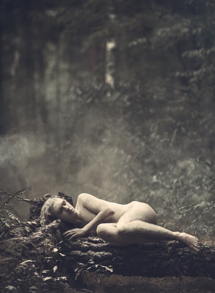 Ethereal Forest Nude by Magdalena Russocka — canvas wall art