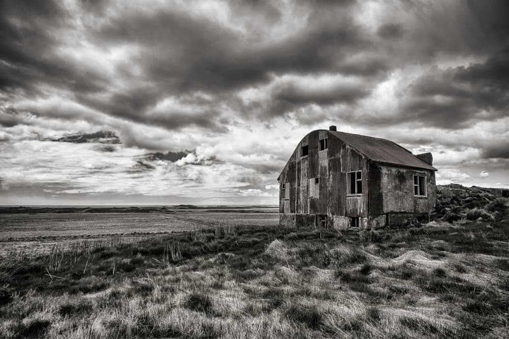 Stormy Abandoned House by Þorsteinn H. Ingibergsson — canvas wall art