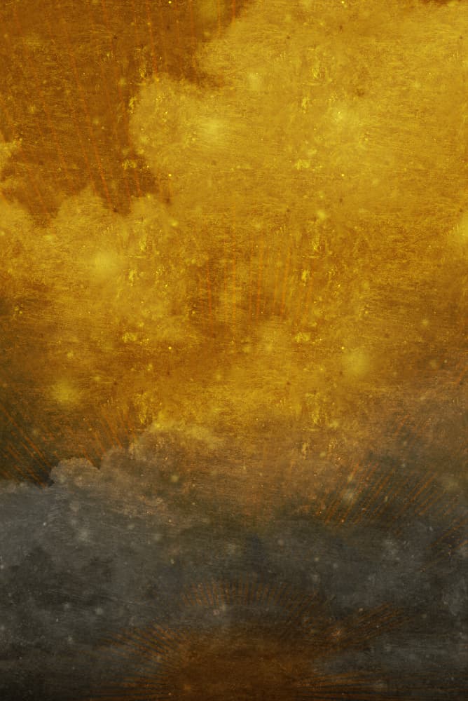 Golden Stormy Clouds by Pia Lilenthal — canvas wall art