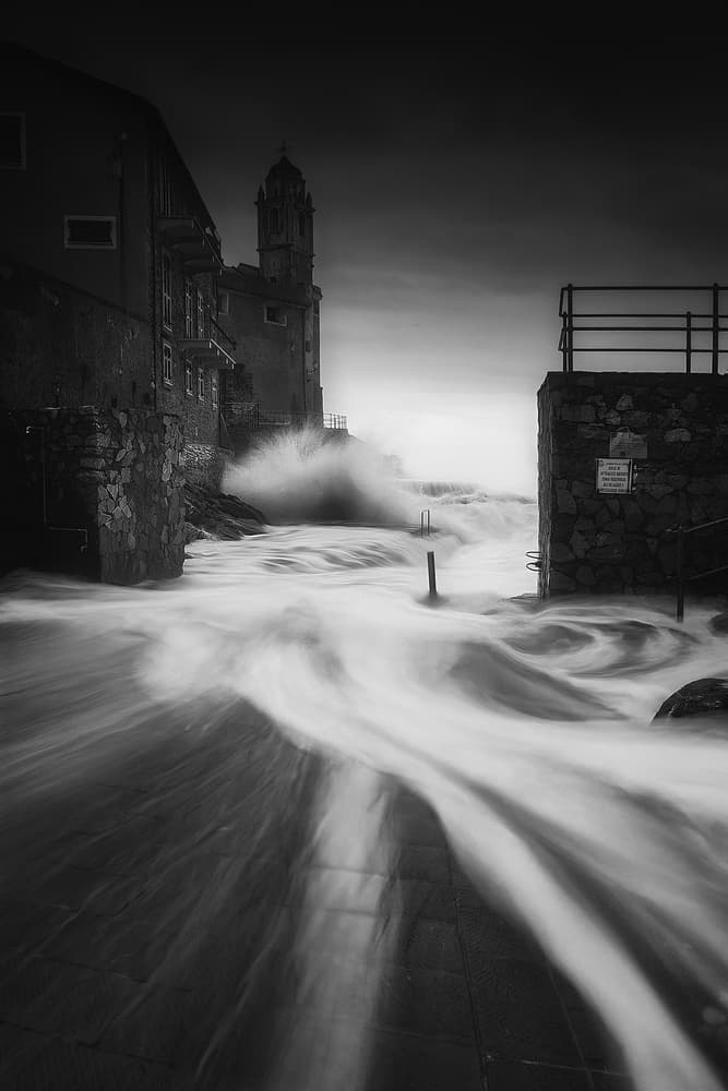 Coastal Storm Flow by Paolo Lazzarotti — canvas wall art