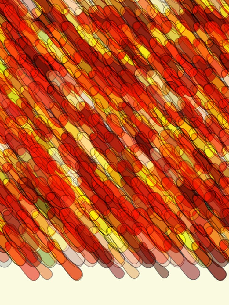 Dynamic Abstract Shapes by Petr Strnad — canvas wall art