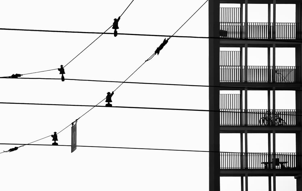 Urban Wire Play by Anna Niemiec — canvas wall art