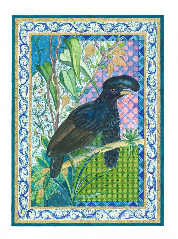 Umbrella Bird by Isabelle Brent — canvas wall art