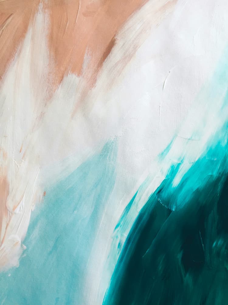 Coastal Color Flow by Ejaaz Haniff — canvas wall art