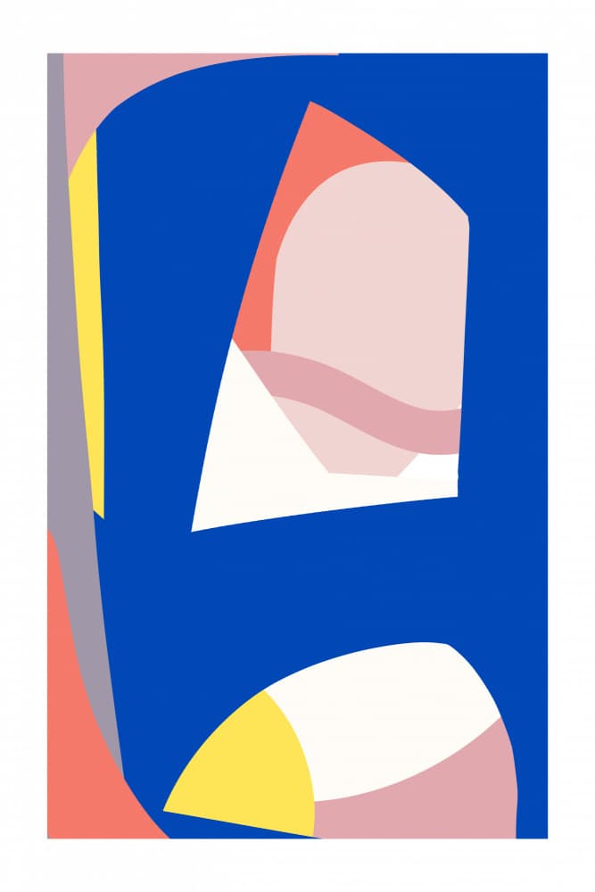 Playful Abstract Forms by Jilli Darling — canvas wall art