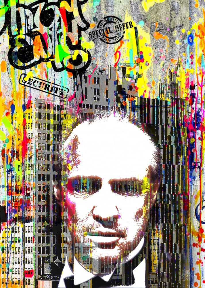 Vibrant Street Portrait by Osvaldo Russo — canvas wall art