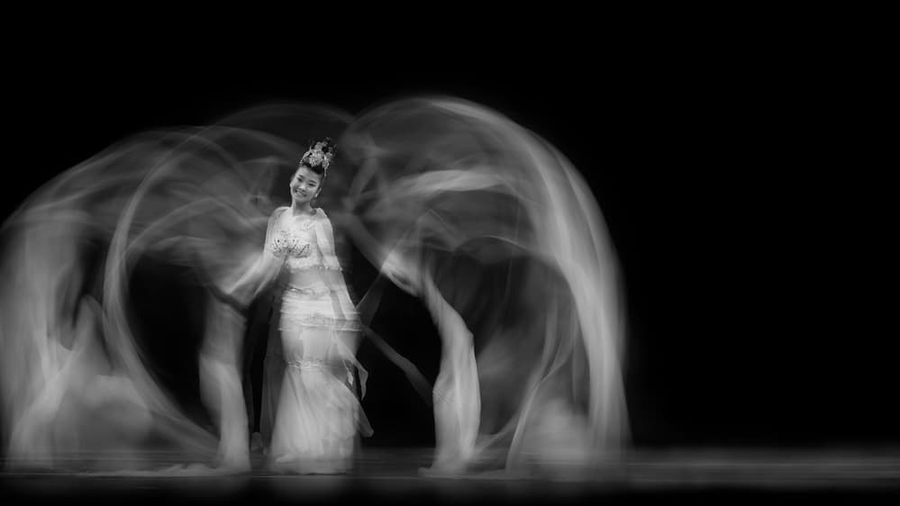 Ethereal Dancer's Grace by Tao Huang — canvas wall art