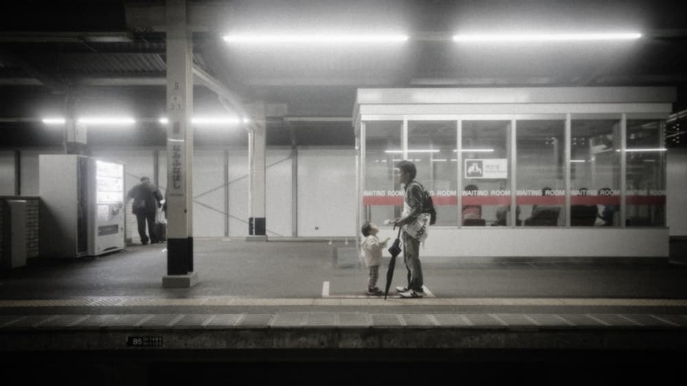 Train Station Moment by Kouji Tomihisa — canvas wall art