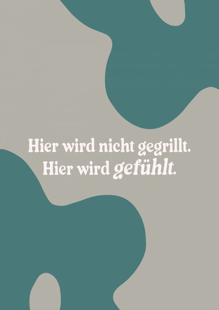 Hierwirdnichtgegrillt(no2) by Treechild — canvas wall art